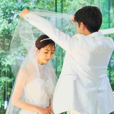 ラヴィーナ姫路 緑に包まれたチャペルで行うセレモニーにうっとり