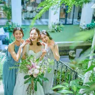 アプローズスクエア 東京迎賓館 ガーデンではゲスト一緒に写真撮影の時間がたくさん取れる!