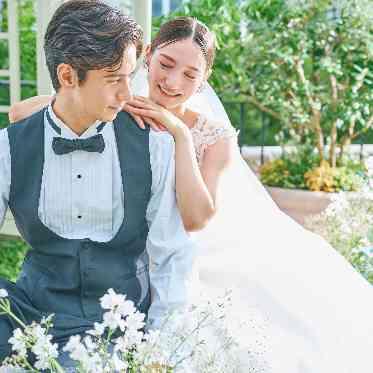 横浜 アートグレイス ポートサイドヴィラ 緑溢れるガゼボでの前撮り