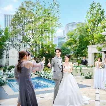 横浜 アートグレイス ポートサイドヴィラ 【ガーデン】ウェルカムパーティーでゲストとの大切なひと時を