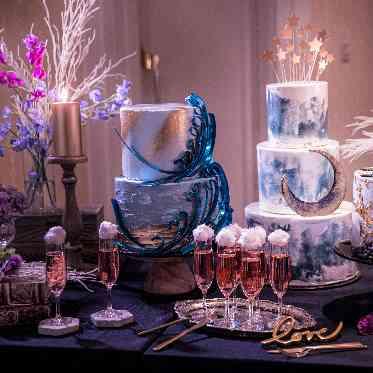 新横浜プリンスホテル ウエディングケーキにもおしゃれさをプラスして