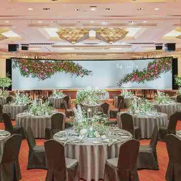 ヒルトン東京 最新高画質のLEDビジョン!
迫力ある画面での演出も可能に!