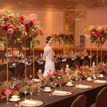 ヒルトン東京 華やかなコーディネート