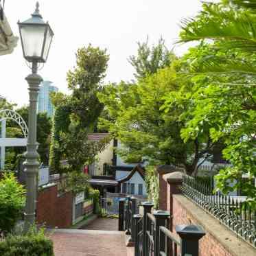 北野異人館 旧クルペ邸 どこをとっても絵になるお洒落な街並み。