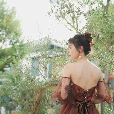 北野異人館 旧クルペ邸 上質なカラードレス