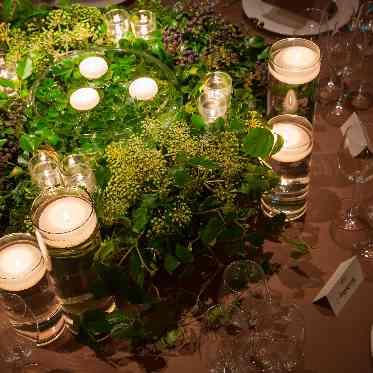 パーク ハイアット 東京 ナイトウエディングはキャンドルをふんだんに