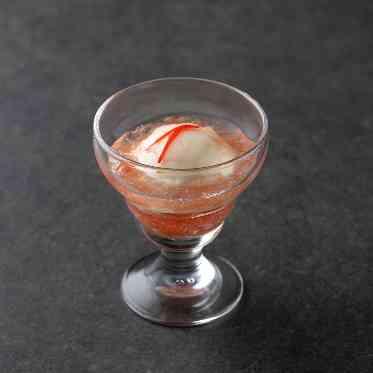 シェラトン都ホテル東京 【¥18,000】~ライチソルベ ピンクグレープフルーツソース~