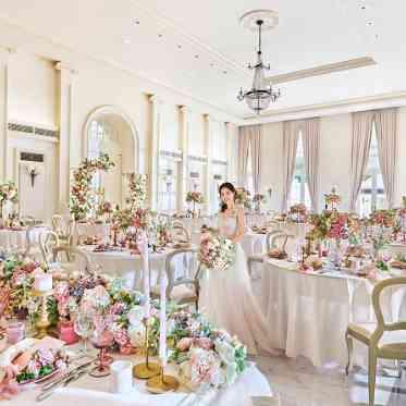 ベイサイド迎賓館(長崎)/テイクアンドギヴ・ニーズウェディング 白を基調としたアレンジ自在空間、ホワイトハウスのバンケット