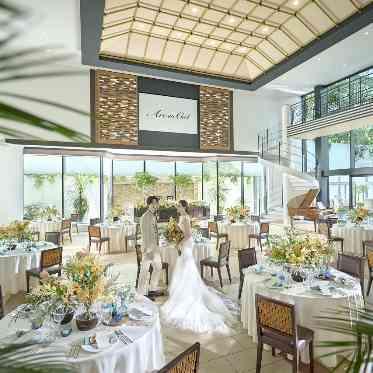 アルカンシエル luxe mariage 大阪 バリ邸でのワンシーン