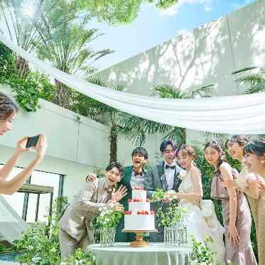 アルカンシエル luxe mariage 大阪 プライベートガーデンで叶うデザートビュッフェ