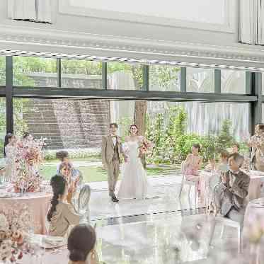 アルカンシエル luxe mariage 大阪 ガーデン入場