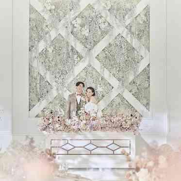 アルカンシエル luxe mariage 大阪 パリス メインテーブル