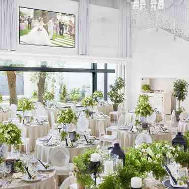 アルカンシエル luxe mariage 大阪 テーブルコーディネート一例