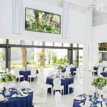 アルカンシエル luxe mariage 大阪 テーブルコーディネート一例