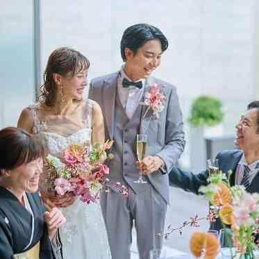 アルカンシエル luxe mariage 大阪 家族との歓談