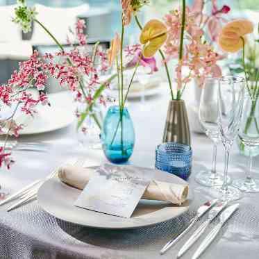 アルカンシエル luxe mariage 大阪 コーディネート一例