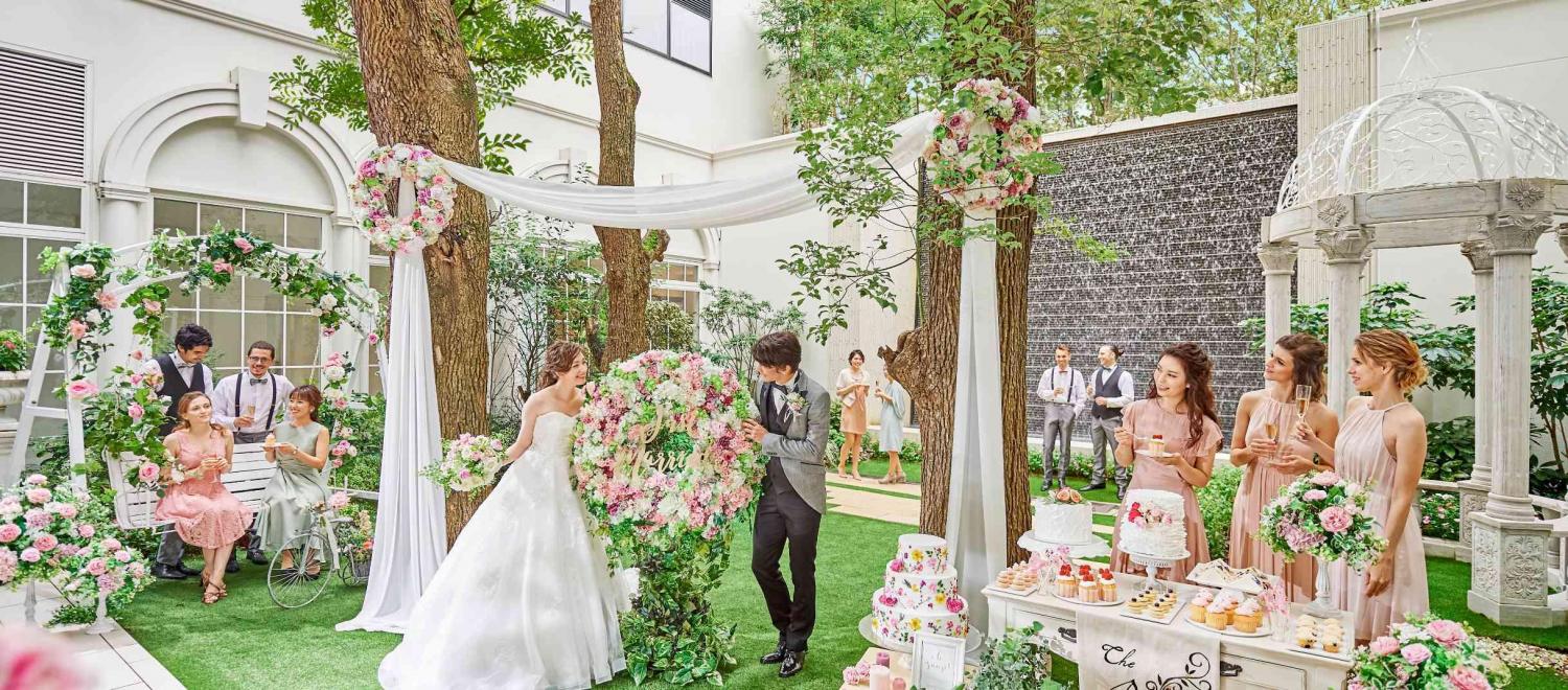 アルカンシエル luxe mariage 大阪 ガーデン