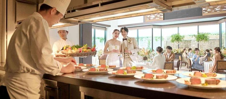 アルカンシエルリュクスマリアージュ大阪 料理の写真1