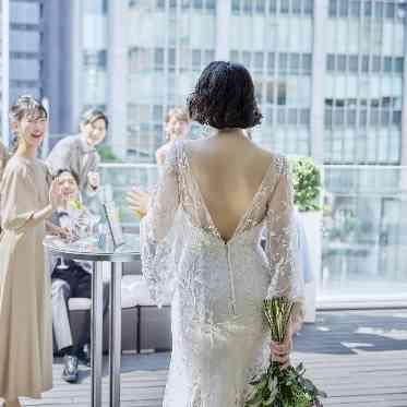 アルカンシエル luxe mariage 大阪 マーメイドラインで美しさが際立つ