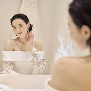アルカンシエル luxe mariage 大阪 花嫁支度は専用のブライズルームで