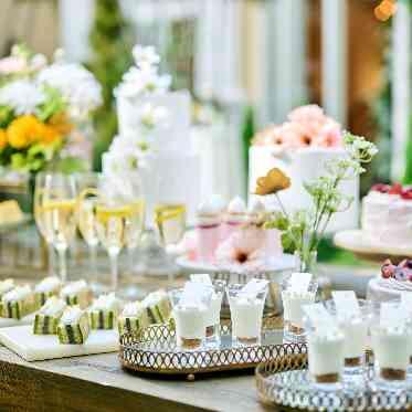 セントグレースヴィラ デザートブッフェもおすすの演出です