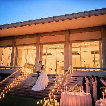 迎賓館 キャンドルが輝く美しいシーン