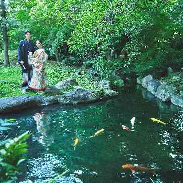 旧桜宮公会堂 洗練された美空間では和装姿も絵になる