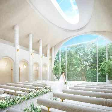 ニーズ仙台 by T&G WEDDING(旧 アーカンジェル迎賓館 仙台) リニューアル予定のチャペルは光と緑が感じられる洗練された空間
