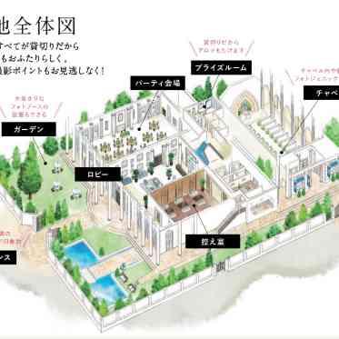 アーカンジェル迎賓館　仙台/テイクアンドギヴ・ニーズウェディング 全体図