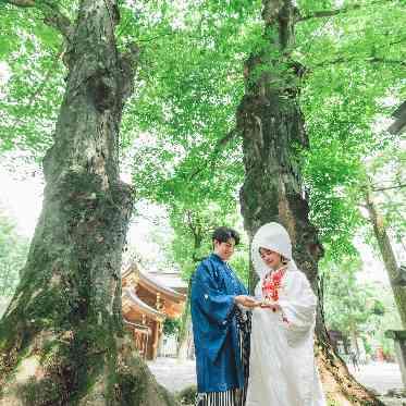 大國魂神社　結婚式場 境内