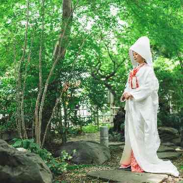 大國魂神社　結婚式場 境内