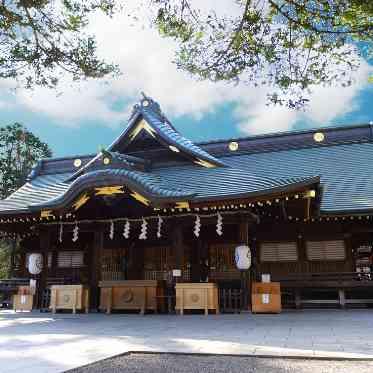 大國魂神社　結婚式場 挙式が執り行われる「拝殿」