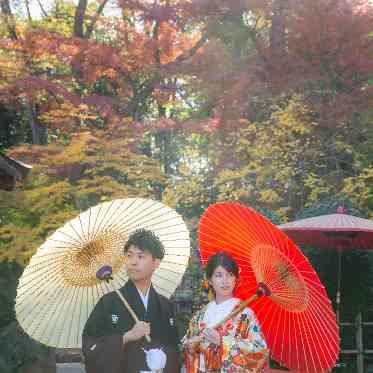 大國魂神社　結婚式場 庭園