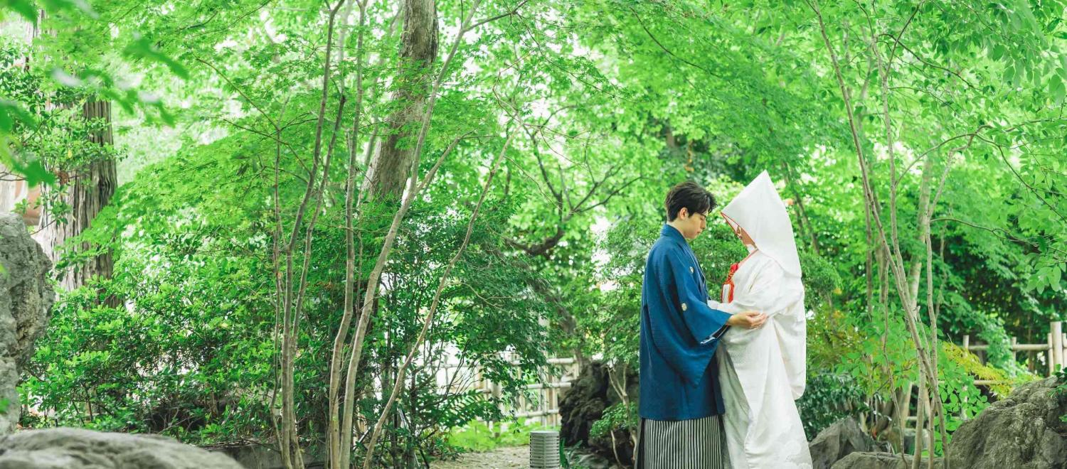 大國魂神社　結婚式場 ガーデン