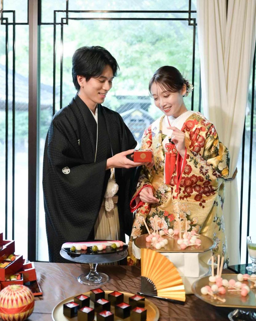 大國魂神社　結婚式場 料理