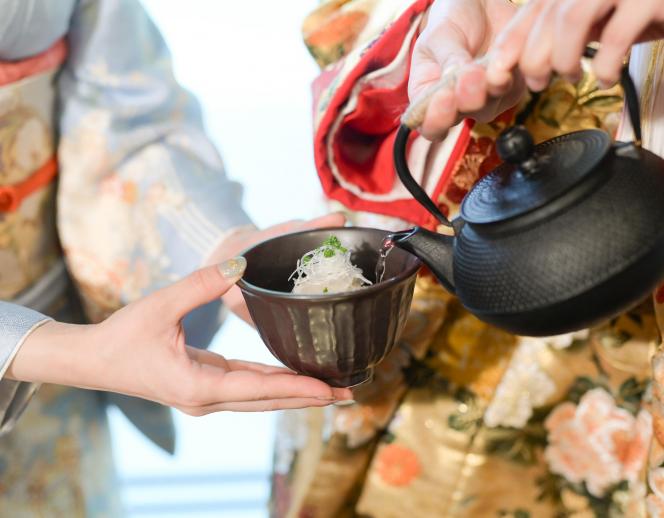 大國魂神社　結婚式場 料理