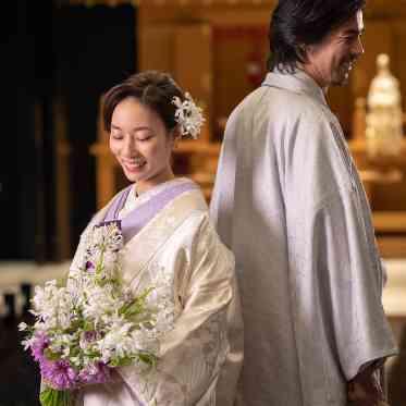 エテルナ高崎 和装と合わせたブーケ