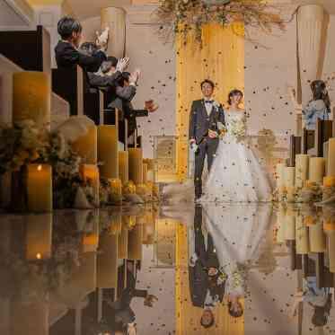 GRAN SUITE（グラン スイート）/FIVESTAR WEDDING 挙式後のコンフェティシャワーはチャペル内でも映える