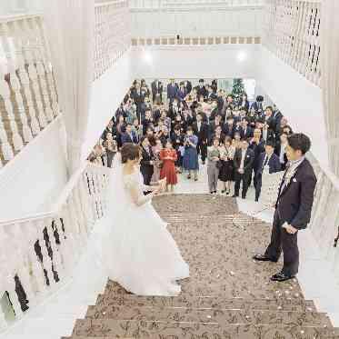 おふたり得意のバトミントンを使用したセレモニー