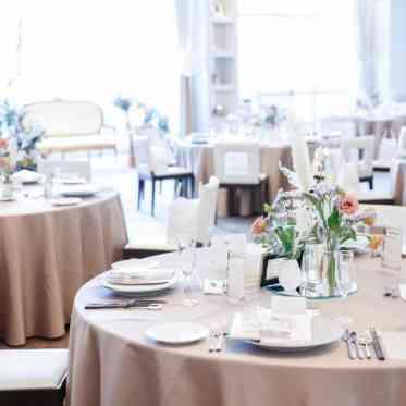 ゲストテーブル装花