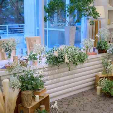 メインテーブル装飾