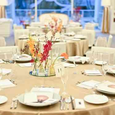 ゲストテーブル装花