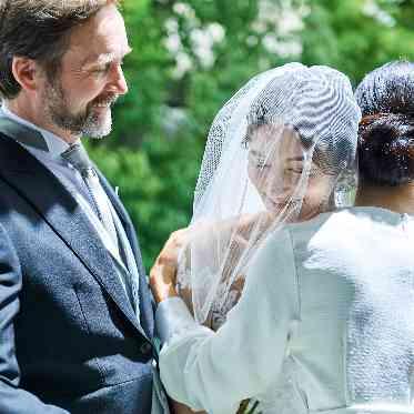 アートグレイス ウエディングコースト 東京ベイ 家族とのベールダウンの時間は感動の瞬間