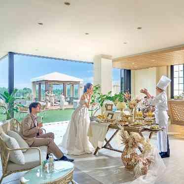 アートグレイス ウエディングコースト 東京ベイ 【マザーズテラス】空と海を望む絶好のロケーションで過ごすアットホームな時間