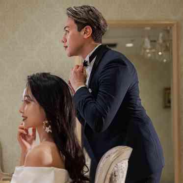 特別な一日の始まりを、ふたりで整える時間