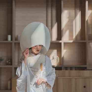 SARA 綿帽子などの小物を使って