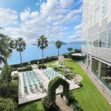 プリンス ウエディング スイート～グランドプリンスホテル広島内～ 空と海に囲まれた開放的な空間はまるで海外リゾート！