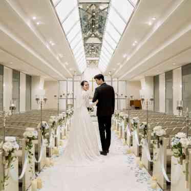 ロイヤルパークホテル(東京・日本橋) はじまりの日に相応しい、白を基調としたチャペルで永遠の愛を。