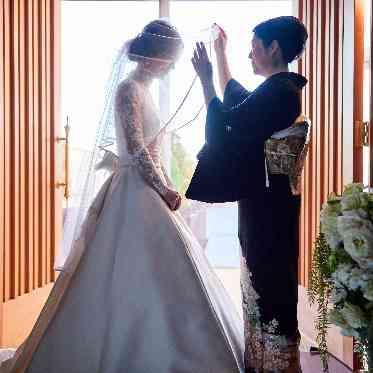 ホテルグランド東雲 ベールダウンはお母様の願いと決意を込めて…