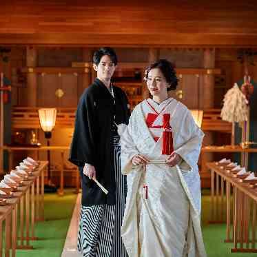 ホテルグランド東雲 本格儀式殿ではフォトジェニックな1枚も残せます